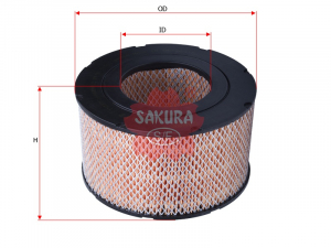 Фильтр возд. Toyota 17801-68020 (А-117) SAK-A1112 (1/8) изображения