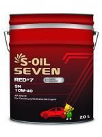 S-OIL 7   RED  #7  SN  10W40  (20л), Synthetic Technology изображение