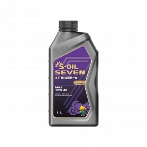 S-OIL  7   4T RIDER #9  SN/MA2  10W40 (1л), Fully Synthetic (1/12) изображение