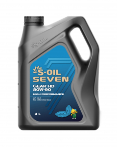 S-OIL 7   GEAR  HD  80W90  GL-5  (4л),  (1/4) изображение