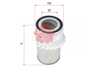 Фильтр возд. (= AS5628 спецтехн) Mazda 0727-23-603 SAK/AS-5628 (1/12) изображения