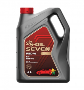 S-OIL 7   RED  #9  SP  5W40  (4л), Fully Synthetic (1/4) изображение