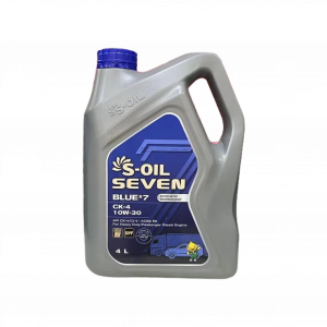 S-OIL 7   BLUE #7  CK-4  10W30  (4л), Synthetic Technology (1/4) изображение