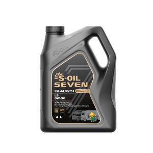 S-OIL 7   BLACK #9   LS  5W30  (4л), Fully Synthetic (1/4) изображение