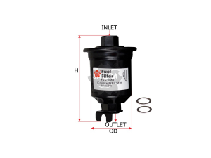 Фильтр топл. Mitsubishi MB957348 (=FS-1025) Carisma 4G93 (1/50) изображения