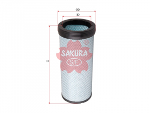 Фильтр возд. Nissan 16546-99319" SAK-A6114 cм. также  A6126 изображения