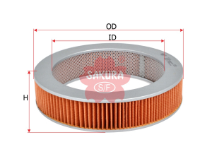 Фильтр возд. Nissan 16546-18000 (A-913S) SAK-A1801 (1/20) изображения