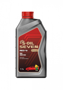 S-OIL 7   RED  #9  SN  5W50  (1л), Fully Synthetic (1/12) изображение