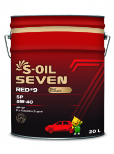 S-OIL 7   RED  #9  SP  5W40  (20л), Fully Synthetic изображение