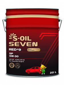 S-OIL 7   RED  #9  SP  5W30  (20л), Fully Synthetic изображение