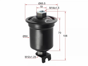 Фильтр топл. Mitsubishi MR204132 (=FS-1025_SAK)   Lancer  4G13, 4G15, 4G93 изображения