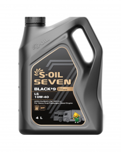S-OIL 7   BLACK #9   LS  10W40  (4л), Fully Synthetic (1/4) изображение