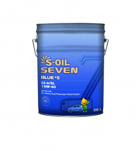 S-OIL 7   BLUE #5  CI-4/SL  15W-40  (20л) изображение