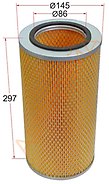 Фильтр возд. Toyota 17801-67040, A-1184 AGAMA (1/12) изображения