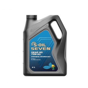 S-OIL 7   GEAR  HD  75W90  GL-5  (4л)  (1/4) изображение