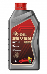 S-OIL 7   RED  #9  SP  5W40  (1л), Fully Synthetic (1/12) изображение