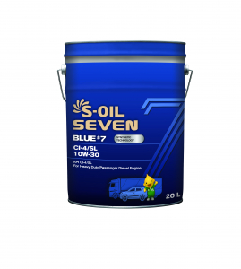 S-OIL 7   BLUE #7  CI-4/SL  10W30  (20л), Synthetic Technology изображение