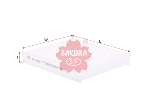 Фильтр салонный Toyota  87139-28020, CA-11380 SAKURA изображения