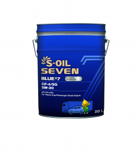 S-OIL 7   BLUE #7  CF-4/SG  5W30  (20л), Synthetic Technology изображение